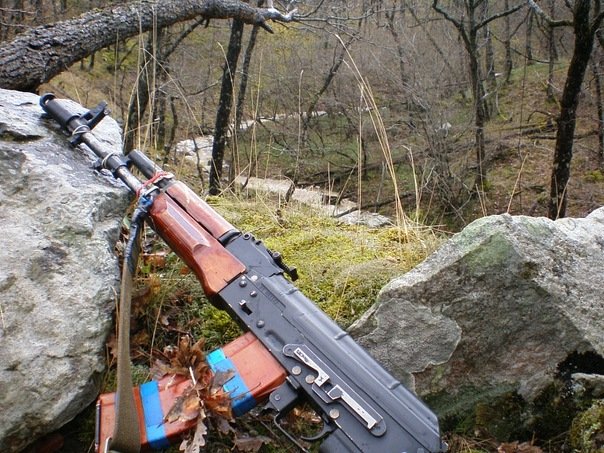 AK-74 маскировка