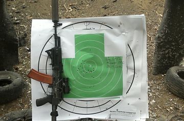 Глушитель на испытаниях